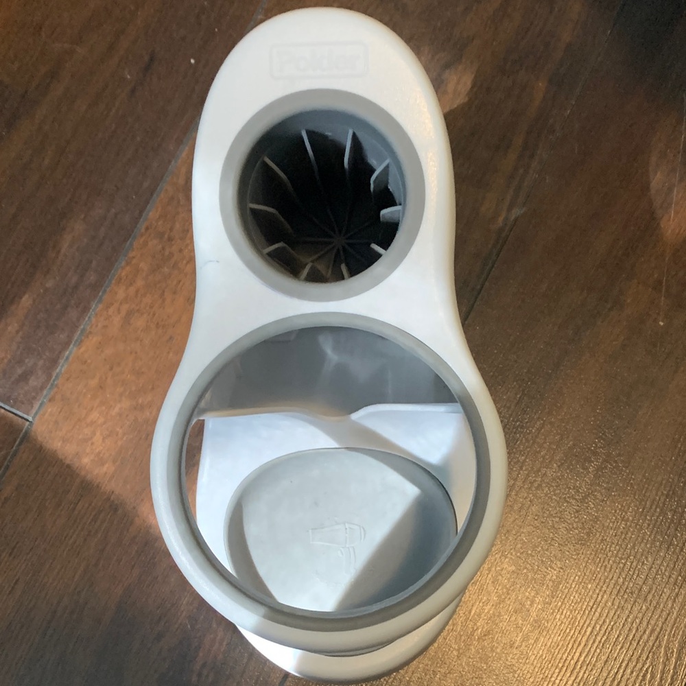 Polder White and Gray Hair Tool holder